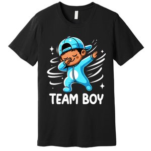 Gender Reveal Party Team Boy Baby Announcement Premium T-Shirt