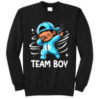 Gender Reveal Party Team Boy Baby Announcement Tall Sweatshirt