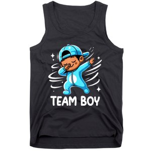 Gender Reveal Party Team Boy Baby Announcement Tank Top