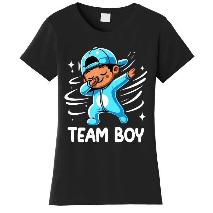 Gender Reveal Party Team Boy Baby Announcement Women's T-Shirt