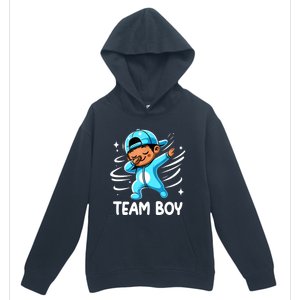 Gender Reveal Party Team Boy Baby Announcement Urban Pullover Hoodie