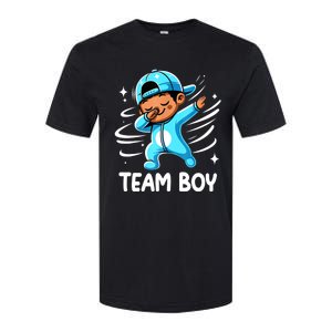 Gender Reveal Party Team Boy Baby Announcement Softstyle CVC T-Shirt