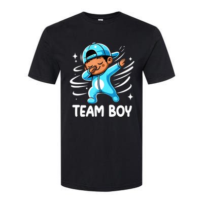 Gender Reveal Party Team Boy Baby Announcement Softstyle® CVC T-Shirt