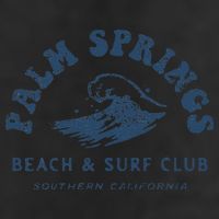 Groovy Retro Palm Springs Beach Surf Club Summer Vacations Cool Comfort Performance Bucket Hat