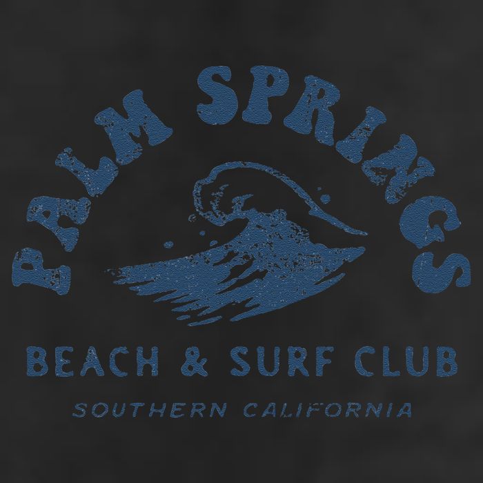 Groovy Retro Palm Springs Beach Surf Club Summer Vacations Cool Comfort Performance Bucket Hat