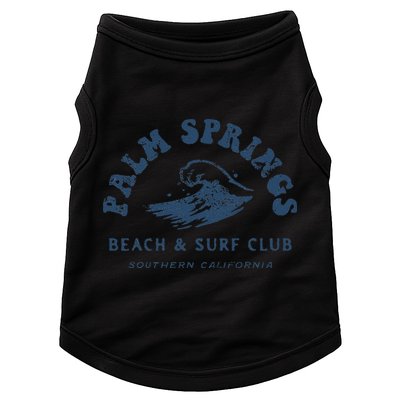 Groovy Retro Palm Springs Beach Surf Club Summer Vacations Doggie Tank