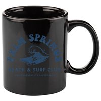 Groovy Retro Palm Springs Beach Surf Club Summer Vacations 11oz C Handle Ceramic Mug