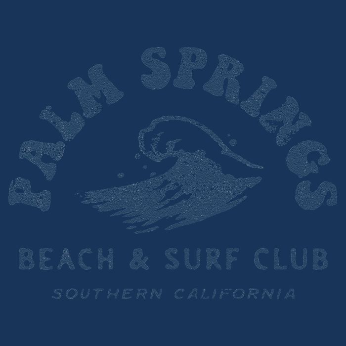 Groovy Retro Palm Springs Beach Surf Club Summer Vacations Infant Baby Jersey Bodysuit