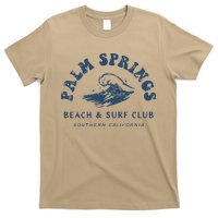 Groovy Retro Palm Springs Beach Surf Club Summer Vacations T-Shirt