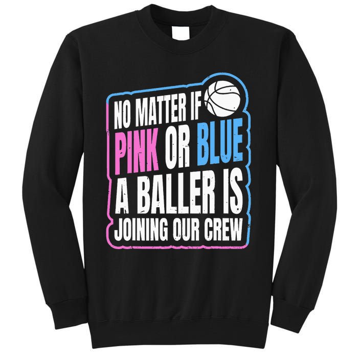 Gender Reveal Party Quote For A Basketball Player Tall Sweatshirt