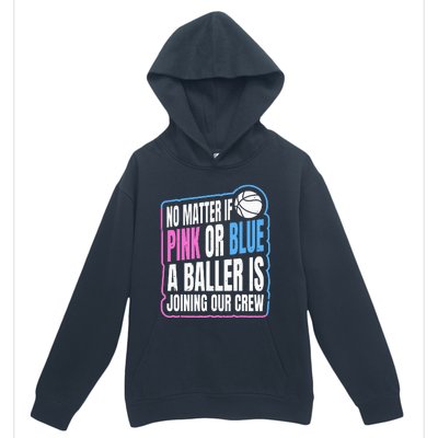 Gender Reveal Party Quote For A Basketball Player Urban Pullover Hoodie