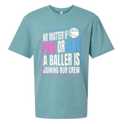 Gender Reveal Party Quote For A Basketball Player Sueded Cloud Jersey T-Shirt