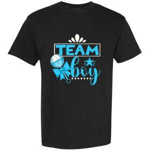 Gender Reveal Party Baby Shower Team Boy Gender Reveal Garment-Dyed Heavyweight T-Shirt