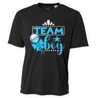 Gender Reveal Party Baby Shower Team Boy Gender Reveal Cooling Performance Crew T-Shirt