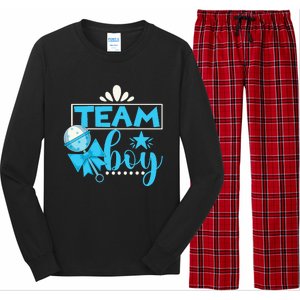 Gender Reveal Party Baby Shower Team Boy Gender Reveal Long Sleeve Pajama Set