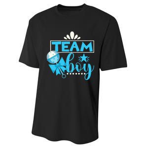 Gender Reveal Party Baby Shower Team Boy Gender Reveal Performance Sprint T-Shirt