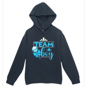 Gender Reveal Party Baby Shower Team Boy Gender Reveal Urban Pullover Hoodie