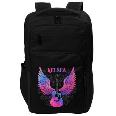 Girl Retro Personalized Name K.E.L.S.E.A Impact Tech Backpack