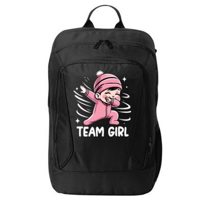 Gender Reveal Party Team Girl Baby Announcement City Backpack