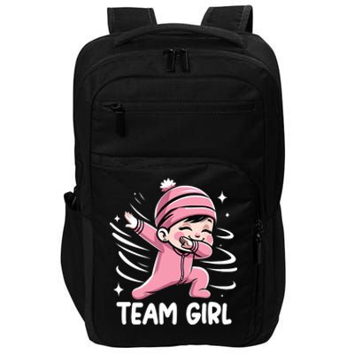 Gender Reveal Party Team Girl Baby Announcement Impact Tech Backpack