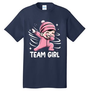 Gender Reveal Party Team Girl Baby Announcement Tall T-Shirt