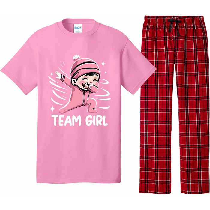 Gender Reveal Party Team Girl Baby Announcement Pajama Set