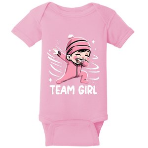 Gender Reveal Party Team Girl Baby Announcement Baby Bodysuit