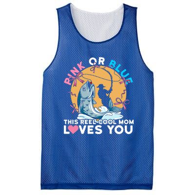 Gender Reveal Quote For A Fishing Mom Meaningful Gift Mesh Reversible Basketball Jersey Tank