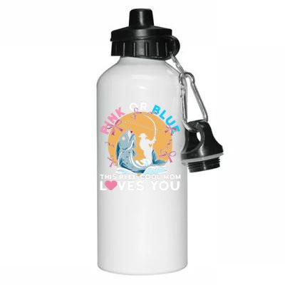 Gender Reveal Quote For A Fishing Mom Meaningful Gift Aluminum Water Bottle