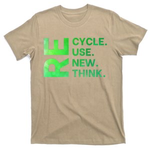 Gifts Recycle Reuse Renew Rethink Earth Day Environmental Activism T-Shirt