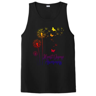 Go Red Ribbon Heart Disease Awareness Month American Heart Funny Gift PosiCharge Competitor Tank