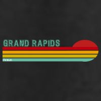 Grand Rapids Retro Michigan 7 Panel Mesh Trucker Snapback Hat