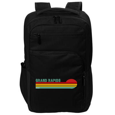 Grand Rapids Retro Michigan Impact Tech Backpack