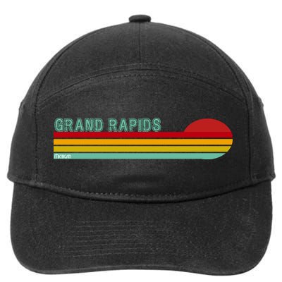Grand Rapids Retro Michigan 7-Panel Snapback Hat