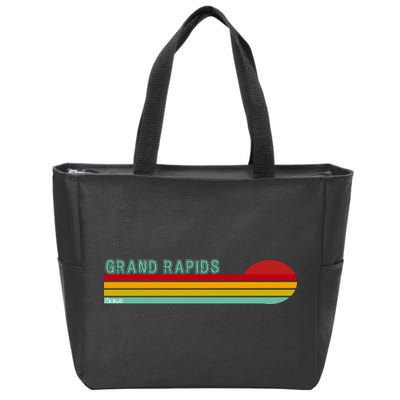 Grand Rapids Retro Michigan Zip Tote Bag