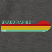 Grand Rapids Retro Michigan Vector Backpack