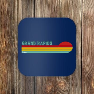 Grand Rapids Retro Michigan Coaster