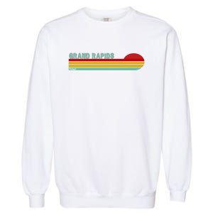 Grand Rapids Retro Michigan Garment-Dyed Sweatshirt