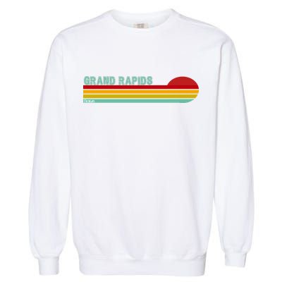 Grand Rapids Retro Michigan Garment-Dyed Sweatshirt