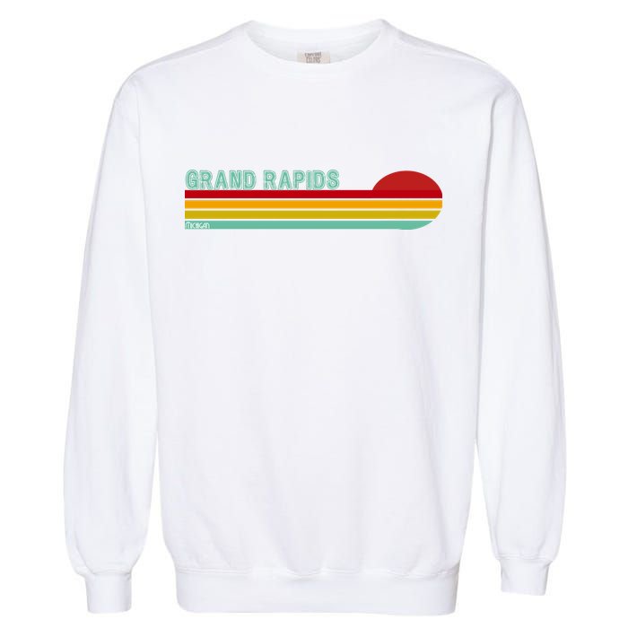 Grand Rapids Retro Michigan Garment-Dyed Sweatshirt