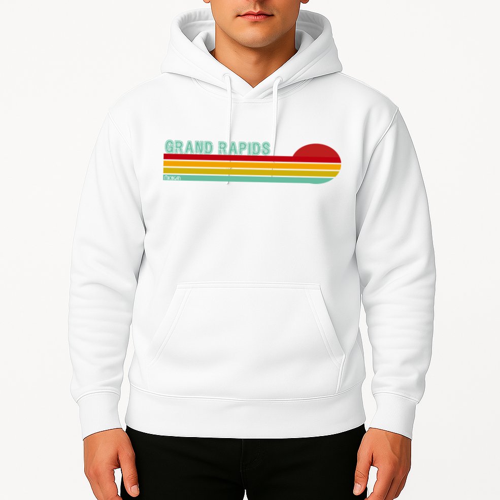 Grand Rapids Retro Michigan Hoodie