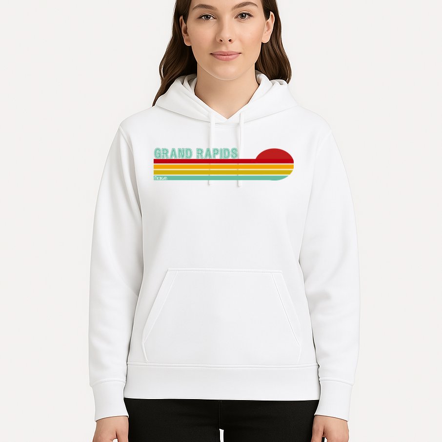Grand Rapids Retro Michigan Hoodie
