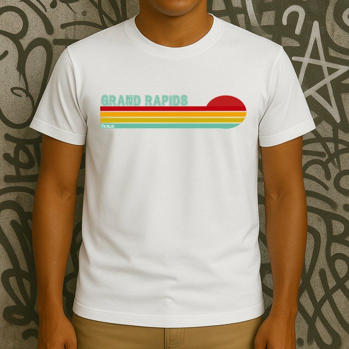 Grand Rapids Retro Michigan T-Shirt