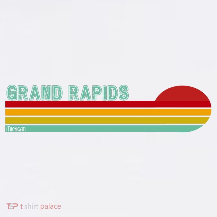 Grand Rapids Retro Michigan T-Shirt