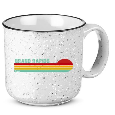 Grand Rapids Retro Michigan 15oz Campfire Ceramic Mug
