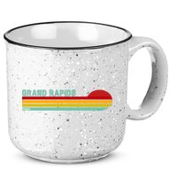 Grand Rapids Retro Michigan 15oz Campfire Ceramic Mug