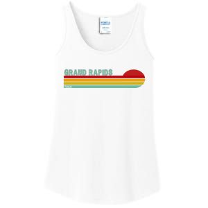 Grand Rapids Retro Michigan Ladies Essential Tank