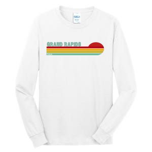 Grand Rapids Retro Michigan Tall Long Sleeve T-Shirt