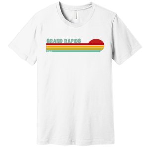 Grand Rapids Retro Michigan Premium T-Shirt