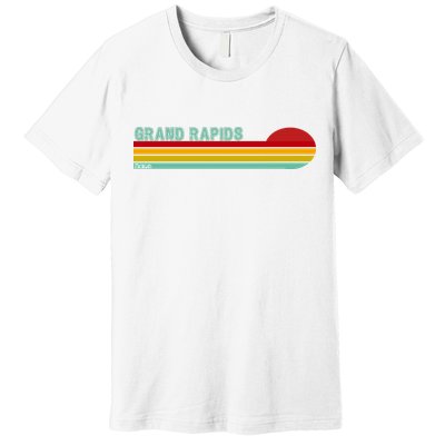 Grand Rapids Retro Michigan Premium T-Shirt